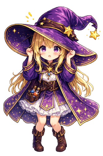 Befuddled mage mascot